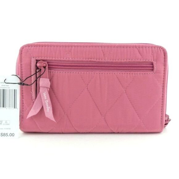 Vera Bradley  Strawberry Ice Ultralight RFID Turnlock Wallet NWT - Picture 2 of 3